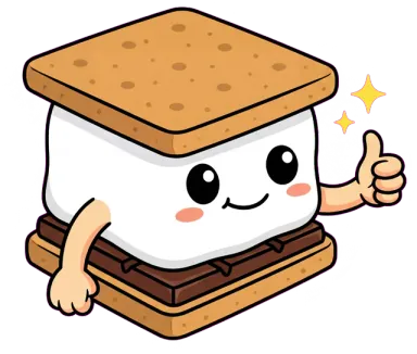 The Shmo s'more, thumbs up